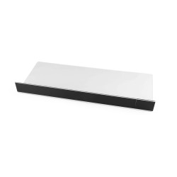 Magnetic stopper / divider for a metal shelf 49x20 cm - Transparent (1 Piece)