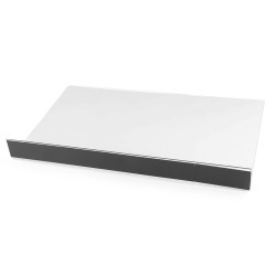 Magnetic stop / divider for a metal shelf 49x30 cm - Transparent (1 Piece)