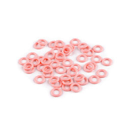 Plastic ring / knitting aid ø10; 12; 14 mm - Pink (100 Pieces)