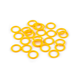 Plastic ring / knitting aid ø10; 12; 14 mm - Yellow (100 Pieces)
