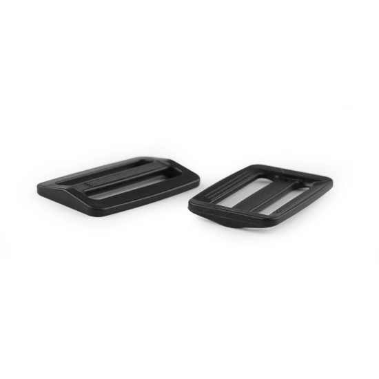 Ajustador deslizante de plástico tri-glide, ancho 32; 38 mm - Negro (20 Piezas) Ajustador deslizante de plástico tri-glide, ancho 32; 38 mm - Negro (20 Piezas)