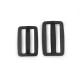 Ajustador deslizante de plástico tri-glide, ancho 32; 38 mm - Negro (20 Piezas) Ajustador deslizante de plástico tri-glide, ancho 32; 38 mm - Negro (20 Piezas)