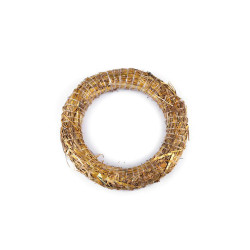Straw wreath ø25 cm - Ivory (1 Piece)