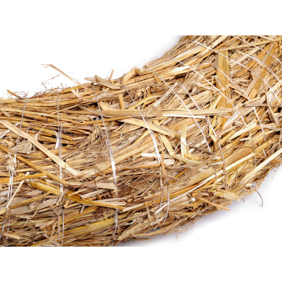 Straw wreath ø60 cm - Ivory (3 Pieces) Straw wreath ø60 cm - Ivory (3 Pieces)