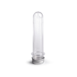 Buteleczka plastikowa zakręcana / probówka - Transparent (12 Sztuki)