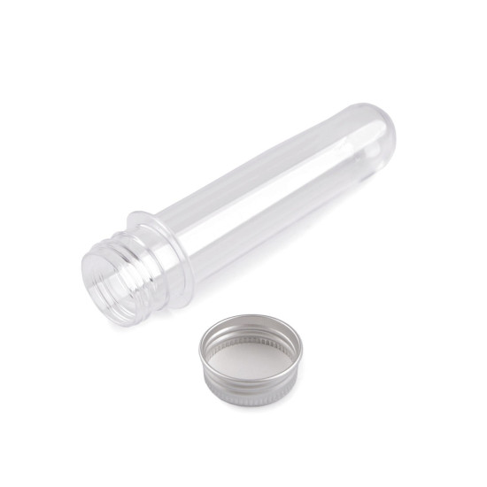 Buteleczka plastikowa zakręcana / probówka - Transparent (12 Sztuki) Buteleczka plastikowa zakręcana / probówka - Transparent (12 Sztuki)