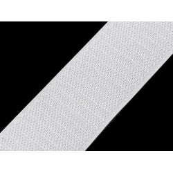 Taśma rzep haczyk szerokość 38 mm - White (1 Metr)