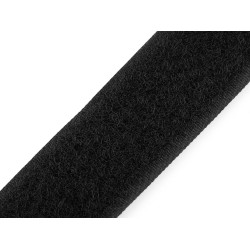 Taśma rzep plusz szerokość 38 mm - Czarny (1 Metr)