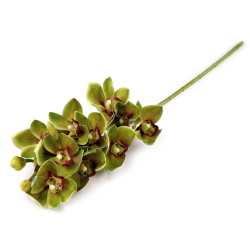 Artificial orchid, long - Lightbeige (1 Piece)