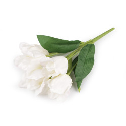 Artificial tulip bouquet - White (1 Piece)