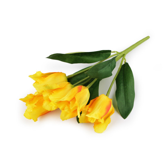 Tulipany sztuczne bukiet - Purpurowy (3 Sztuki)
