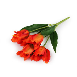 Artificial tulip bouquet - Red scarlet (1 Piece)