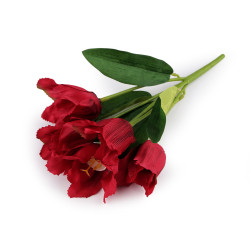 Artificial tulip bouquet - Red (1 Piece)