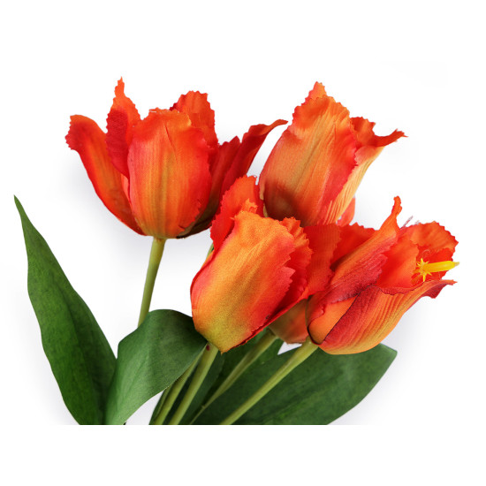 Tulipany sztuczne bukiet - Purpurowy (3 Sztuki)