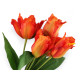 Tulipany sztuczne bukiet - Purpurowy (3 Sztuki)