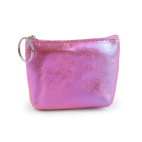 Small wallet / key ring holographic 11x8 cm - Silver (1 Piece) Small wallet / key ring holographic 11x8 cm - Silver (1 Piece)