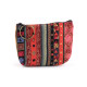 Small wallet / key ring, ethnic 10x8 cm - Cognac brown (1 Piece) Small wallet / key ring, ethnic 10x8 cm - Cognac brown (1 Piece)