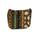 Small wallet / key ring, ethnic 10x8 cm - Cognac brown (1 Piece) Small wallet / key ring, ethnic 10x8 cm - Cognac brown (1 Piece)