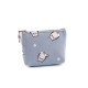 Small wallet / key ring cat, textile 11x8 cm - Powder (1 Piece) Small wallet / key ring cat, textile 11x8 cm - Powder (1 Piece)