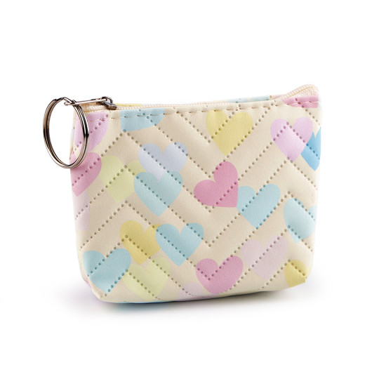 Small wallet / key ring heart 10.5x8 cm - Lig.pastel green (1 Piece) Small wallet / key ring heart 10.5x8 cm - Lig.pastel green (1 Piece)