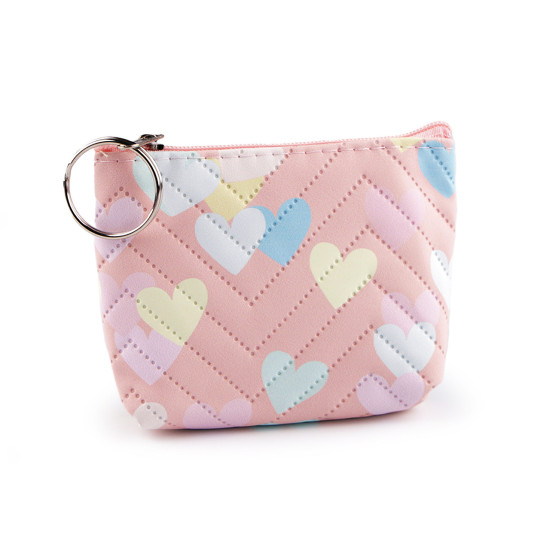 Small wallet / key ring heart 10.5x8 cm - Lig.pastel green (1 Piece) Small wallet / key ring heart 10.5x8 cm - Lig.pastel green (1 Piece)