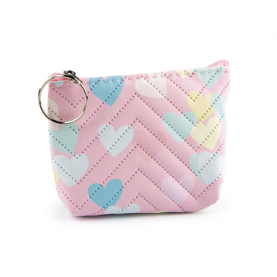 Small wallet / key ring heart 10.5x8 cm - Lig.pastel green (1 Piece) Small wallet / key ring heart 10.5x8 cm - Lig.pastel green (1 Piece)