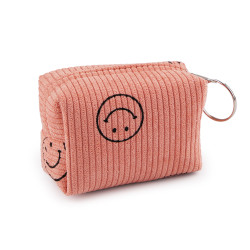 Etui n klucze 9x6 cm uśmiech - Koralowy jasny (1 Sztuka)