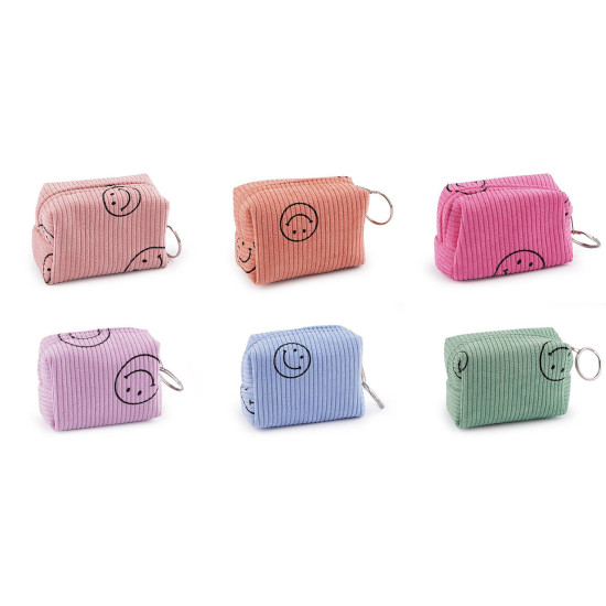 Etui n klucze 9x6 cm uśmiech - Różowy (1 Sztuka) Etui n klucze 9x6 cm uśmiech - Różowy (1 Sztuka)