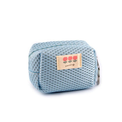 Etui na klucze 8,5x6 cm - Jasnyniebieski (1 Sztuka)