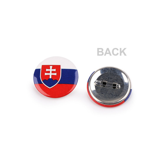 Broszka / przypinka - flaga republiki słowackiej ø3,5 cm - Zobacz zdjęcie (30 Sztuki) Broszka / przypinka - flaga republiki słowackiej ø3,5 cm - Zobacz zdjęcie (30 Sztuki)
