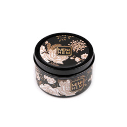 Scented candle in a tin jar 60 g - Lightbeige (1 Piece)