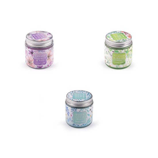 Scented candle in glass 70 g - Light violet (1 Piece)