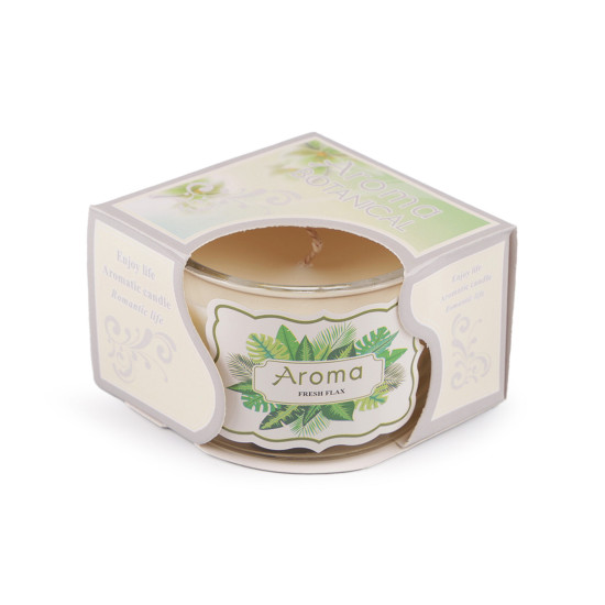 Scented candle in glass 80 g - Red (1 Piece) Scented candle in glass 80 g - Red (1 Piece)