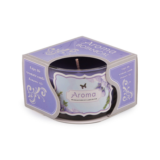 Scented candle in glass 80 g - Red (1 Piece) Scented candle in glass 80 g - Red (1 Piece)