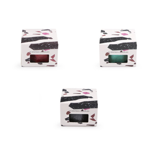 Scented candle in glass 70 g - Sage green, light (1 Piece) Scented candle in glass 70 g - Sage green, light (1 Piece)