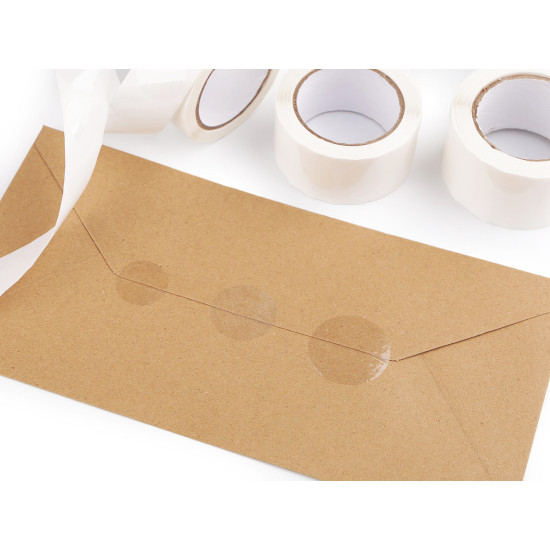 Egyoldalas ragasztópöttyök szalagon ø2; 2,5; 3 cm - Transparent (5 Darabok) Egyoldalas ragasztópöttyök szalagon ø2; 2,5; 3 cm - Transparent (5 Darabok)