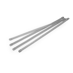 Corset reinforcement, width 9 mm, length 30 cm - Silver (2 Pieces)