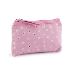 Textile case for cosmetics and small items 14x20 cm - Light pink (1 Piece)