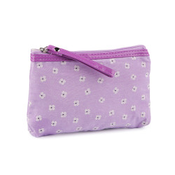 Textile case for cosmetics and small items 14x20 cm - Light violet (1 Piece)