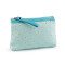 Astuccio in tessuto, per cosmetici e oggetti di piccoli, dimensioni: 14 x 20 cm - Mentolo (1 Pezzo)