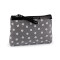 Astuccio in tessuto, per cosmetici e oggetti di piccoli, dimensioni: 14 x 20 cm - Grigio (1 Pezzo)