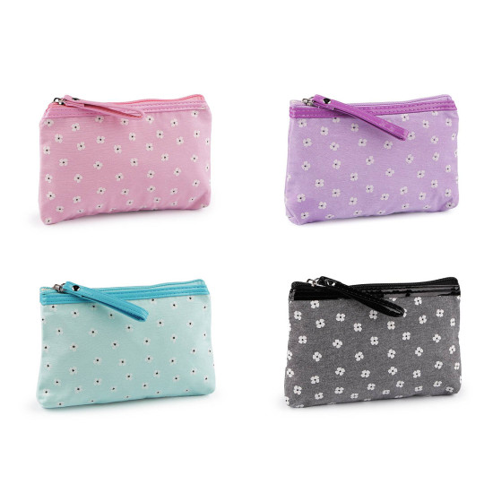 Textile case for cosmetics and small items 14x20 cm - Menthol (4 Pieces) Textile case for cosmetics and small items 14x20 cm - Menthol (4 Pieces)
