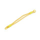 Cordon universel pour pendentif/porte-clés avec mousquetons - Jaune (12 Pièces) Cordon universel pour pendentif/porte-clés avec mousquetons - Jaune (12 Pièces)