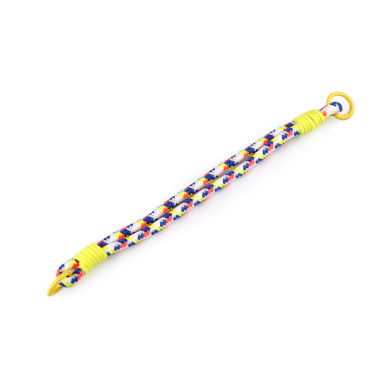Cordon universel pour pendentif/porte-clés avec mousquetons - Jaune (12 Pièces) Cordon universel pour pendentif/porte-clés avec mousquetons - Jaune (12 Pièces)