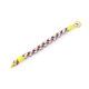 Cordon universel pour pendentif/porte-clés avec mousquetons - Jaune (12 Pièces) Cordon universel pour pendentif/porte-clés avec mousquetons - Jaune (12 Pièces)