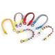 Cordon universel pour pendentif/porte-clés avec mousquetons - Jaune (12 Pièces) Cordon universel pour pendentif/porte-clés avec mousquetons - Jaune (12 Pièces)