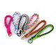 Braided pendant / key chain with carabiner - Multicolor (1 Piece) Braided pendant / key chain with carabiner - Multicolor (1 Piece)