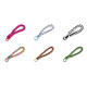 Braided pendant / key chain with carabiner - Multicolor (1 Piece) Braided pendant / key chain with carabiner - Multicolor (1 Piece)