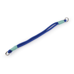 Cordon universel pour pendentif/porte-clés avec mousquetons - Bleu (1 Pièce)
