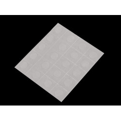 Żelowe kropki dwustronne, samoprzylepne ø12 mm - Transparent (1 Torba)